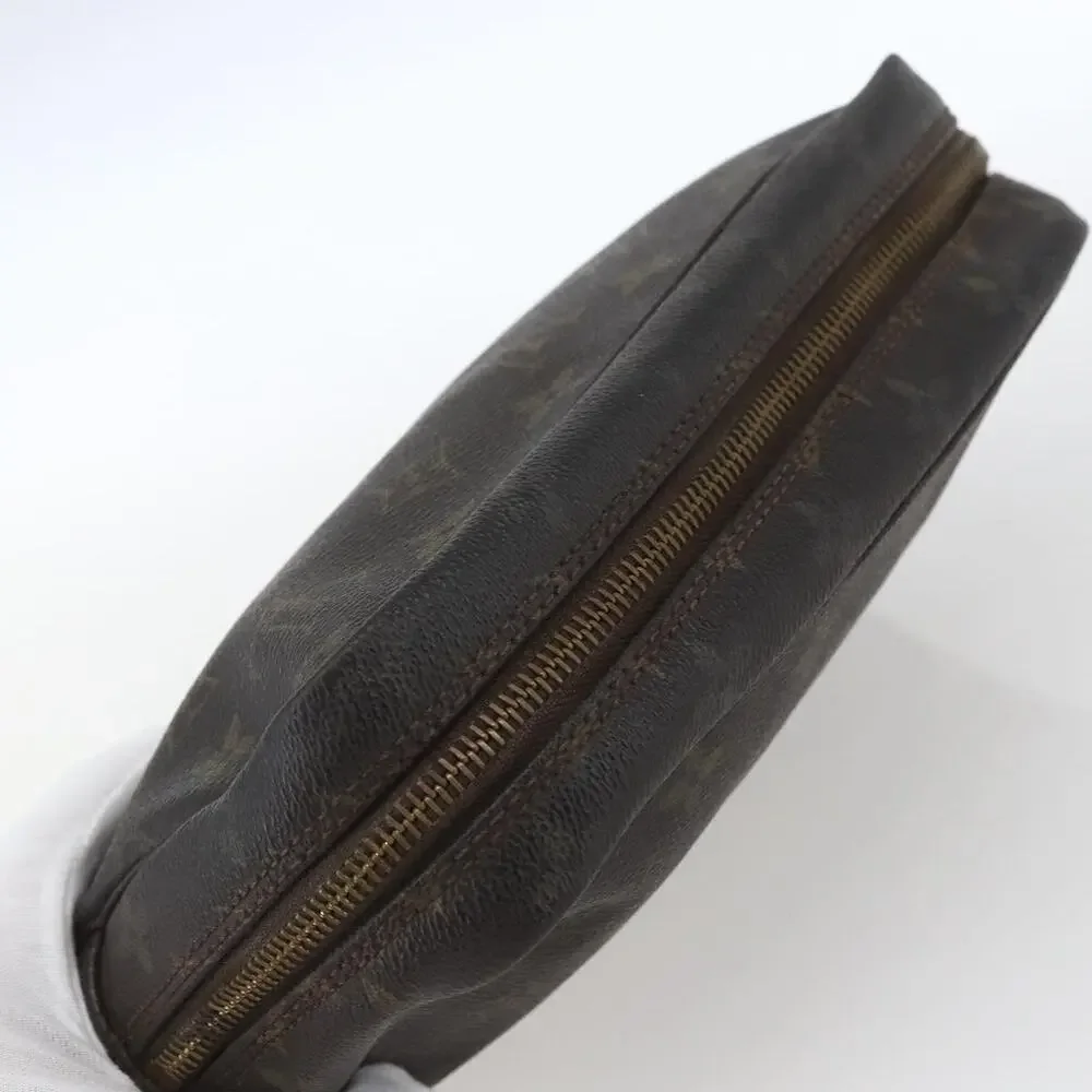 Louis Vuitton Monogram Trousse Toilette 23 Clutch Bag Brown
